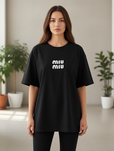 تیشرت لانگ miu miu