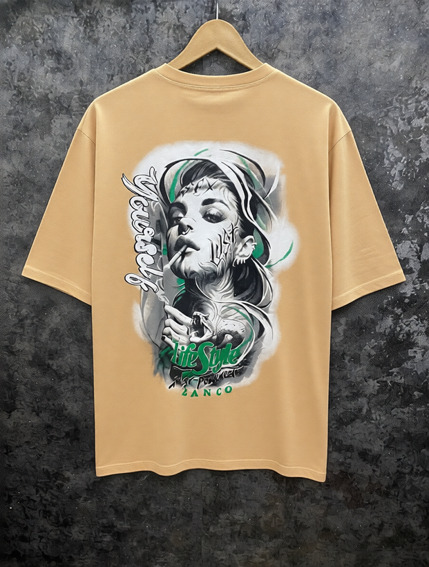 تیشرت لانگ نخ پنبه دخترانه