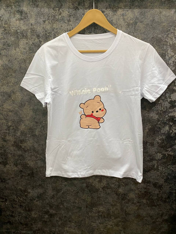 تیشرت دخترانه طرح پو