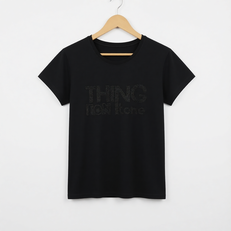 تیشرت نگین دار دخترانه